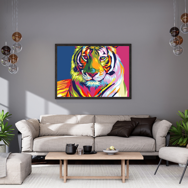 Psychedelic Tiger | Paint By Numbers