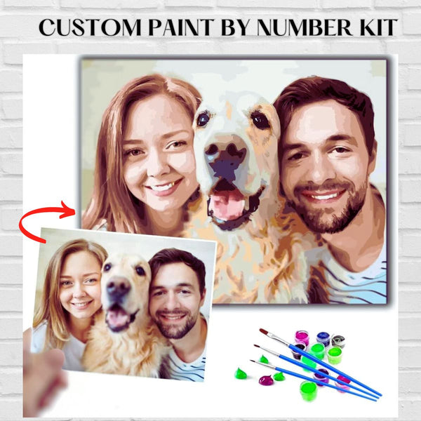 Custom Photo DIY Paint by Numbers Kit For Special Travel