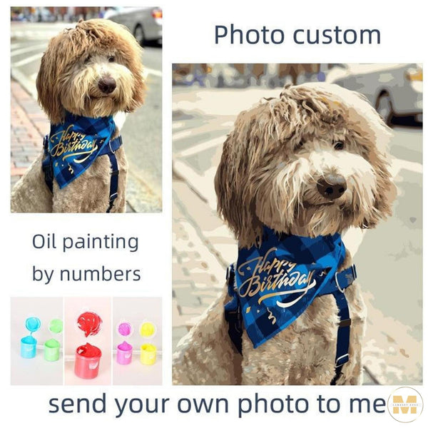 Paint By Number, Custom Portrait, Customized Pet Portrait, Create Your Own Personalized Art, Create Your Own Art From Scratch, DIY Paint