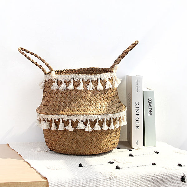 seagrass wicker basket,